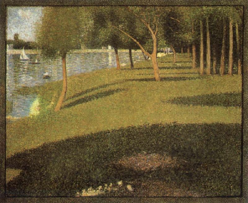 Georges Seurat The Grand Jatte of Landscape Norge oil painting art